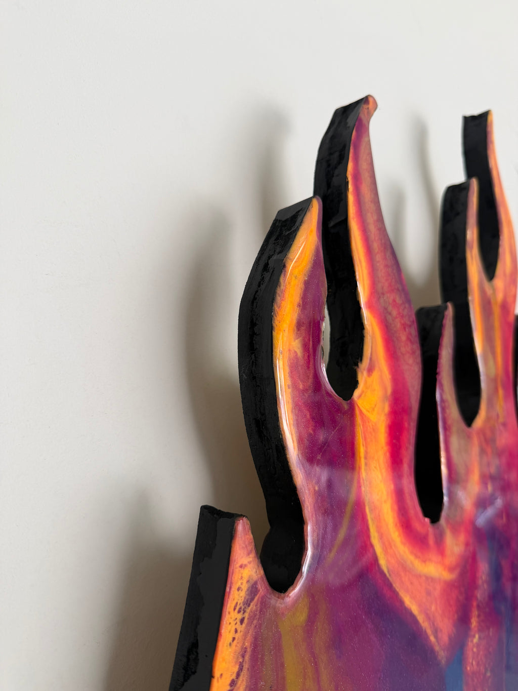 Heart on Fire ❤️‍🔥 | Original Resin Wall Sculpture