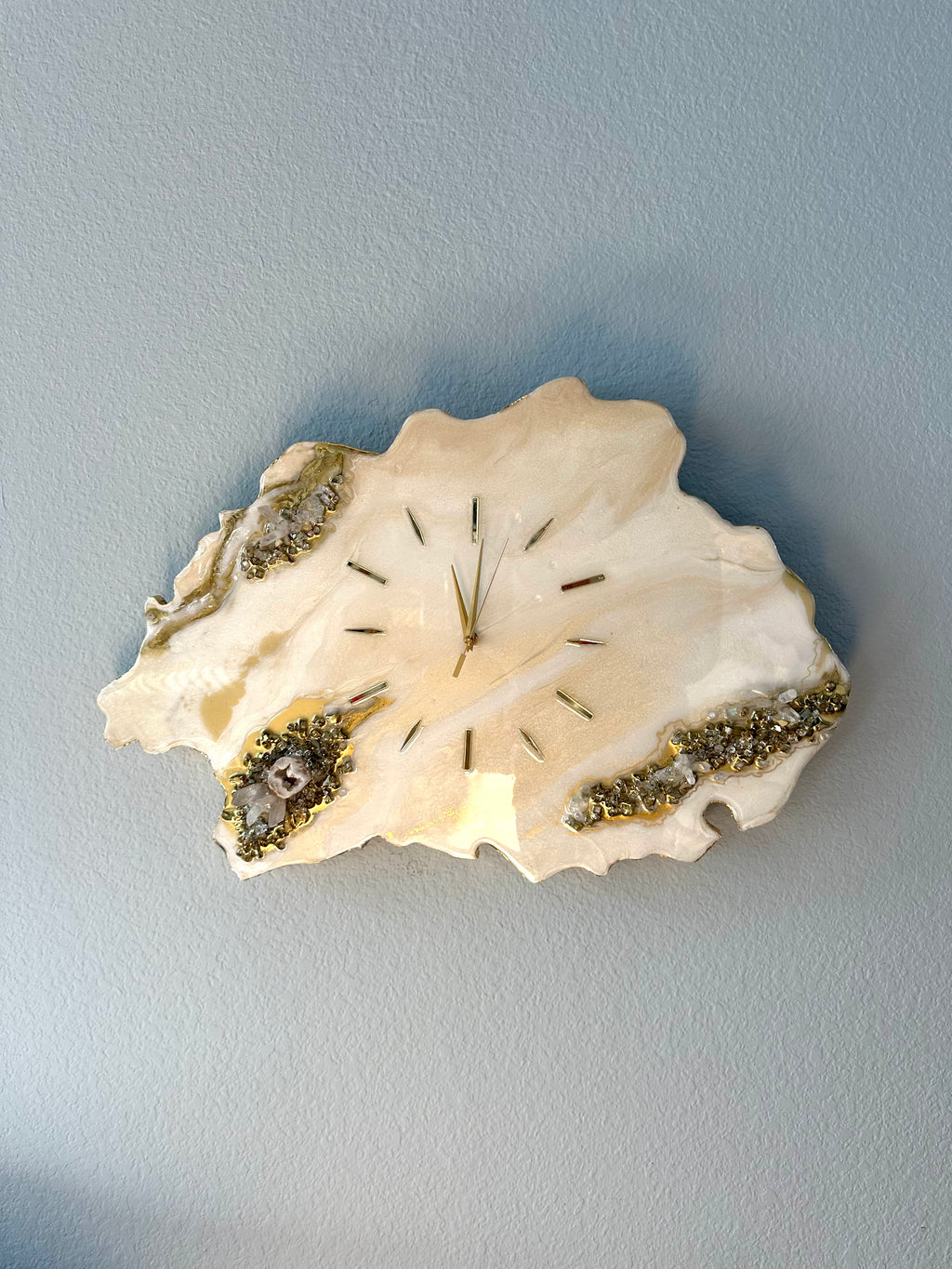 Mini Geode Quartz Clock
