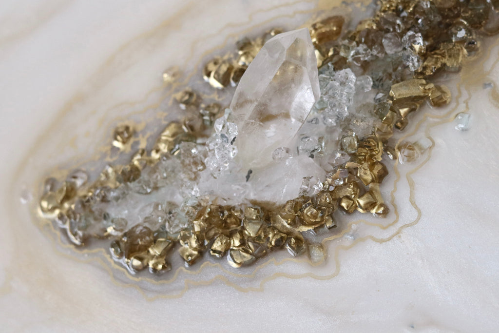 Melody - Large Crystal Resin Wall Art (36x48inches)