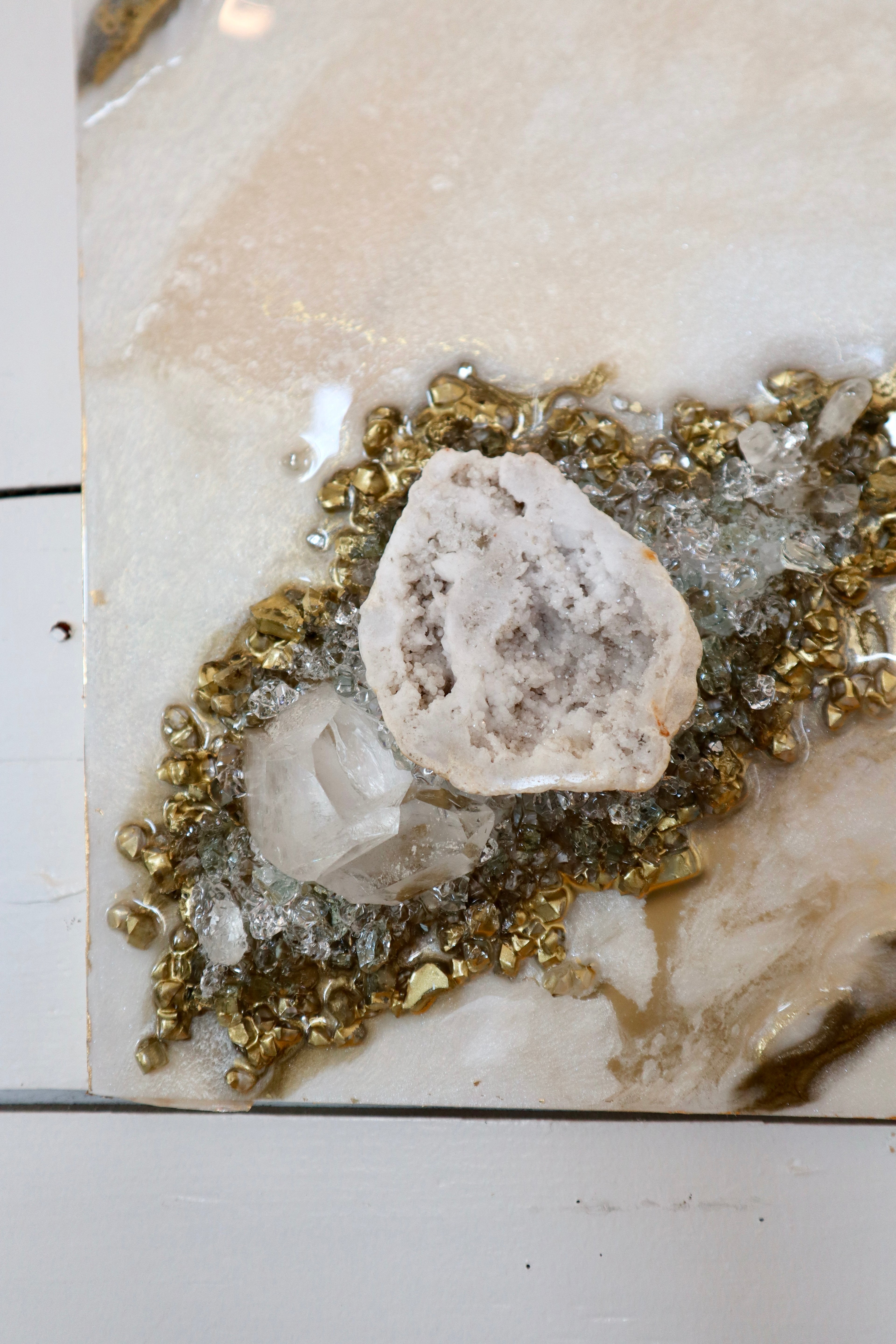 Aurora | Handcrafted Crystal Resin Wall Art