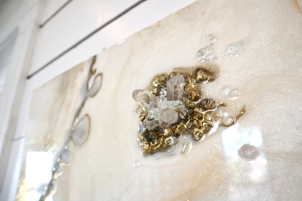 Aurora | Handcrafted Crystal Resin Wall Art