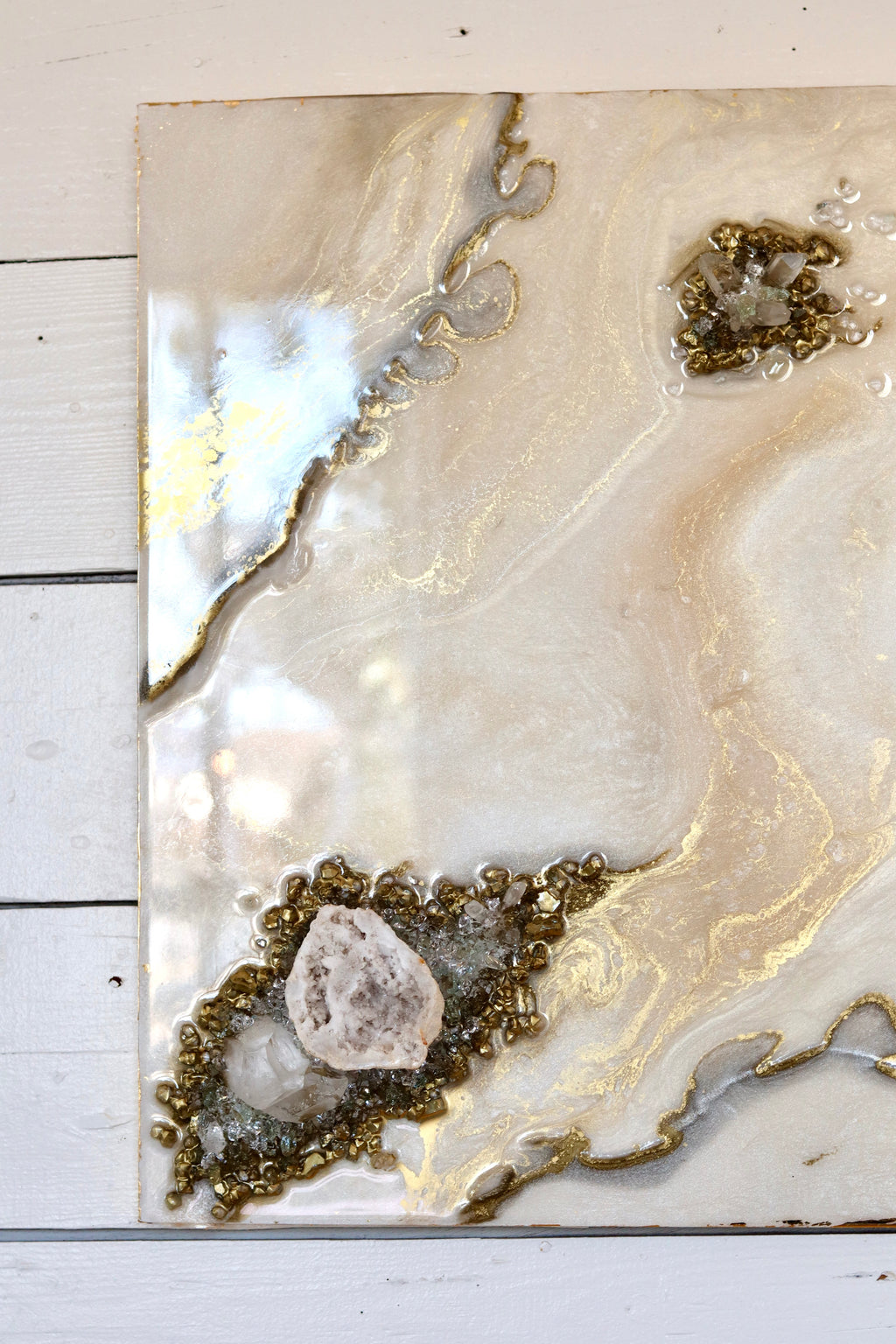 Aurora | Handcrafted Crystal Resin Wall Art