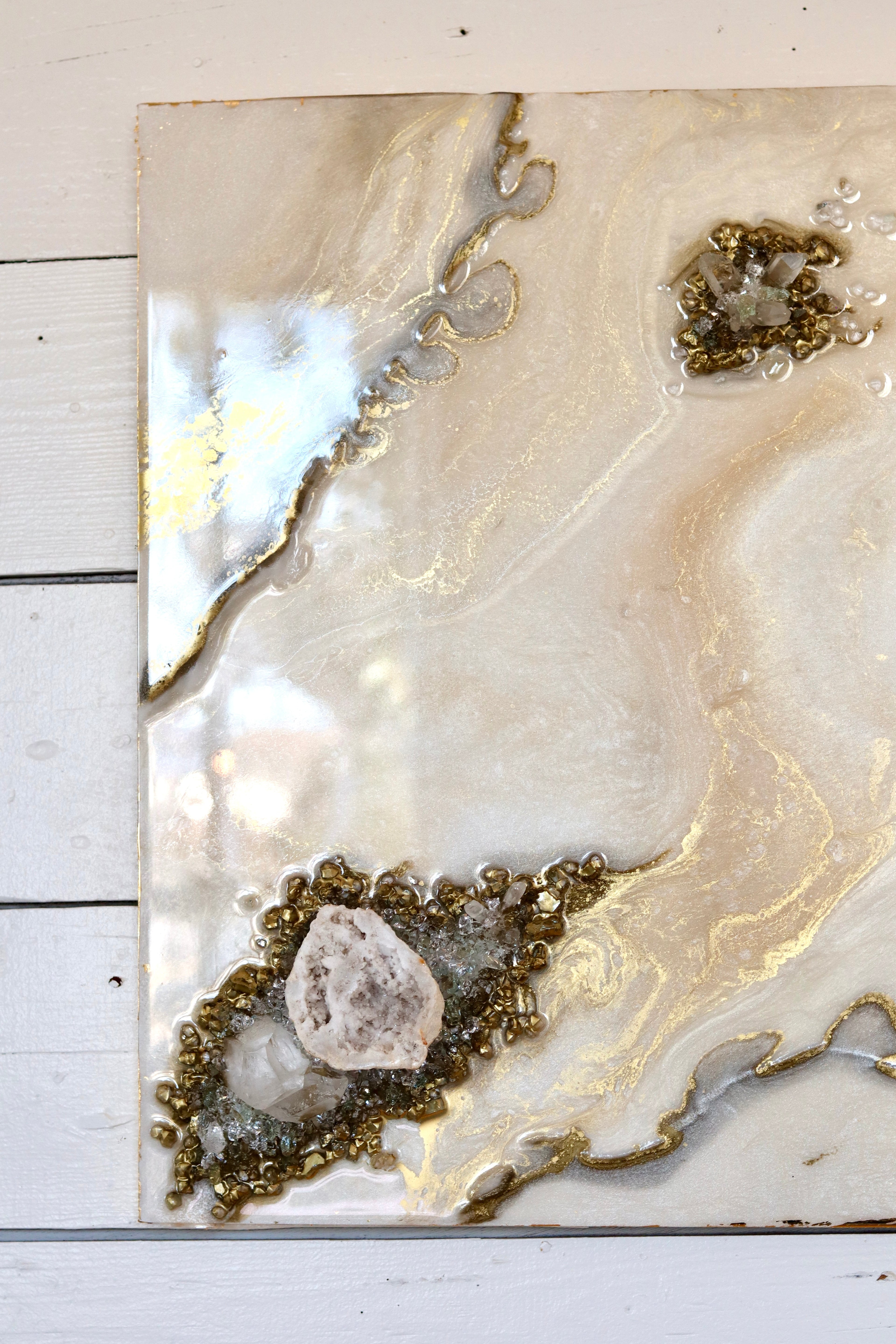 Aurora | Handcrafted Crystal Resin Wall Art