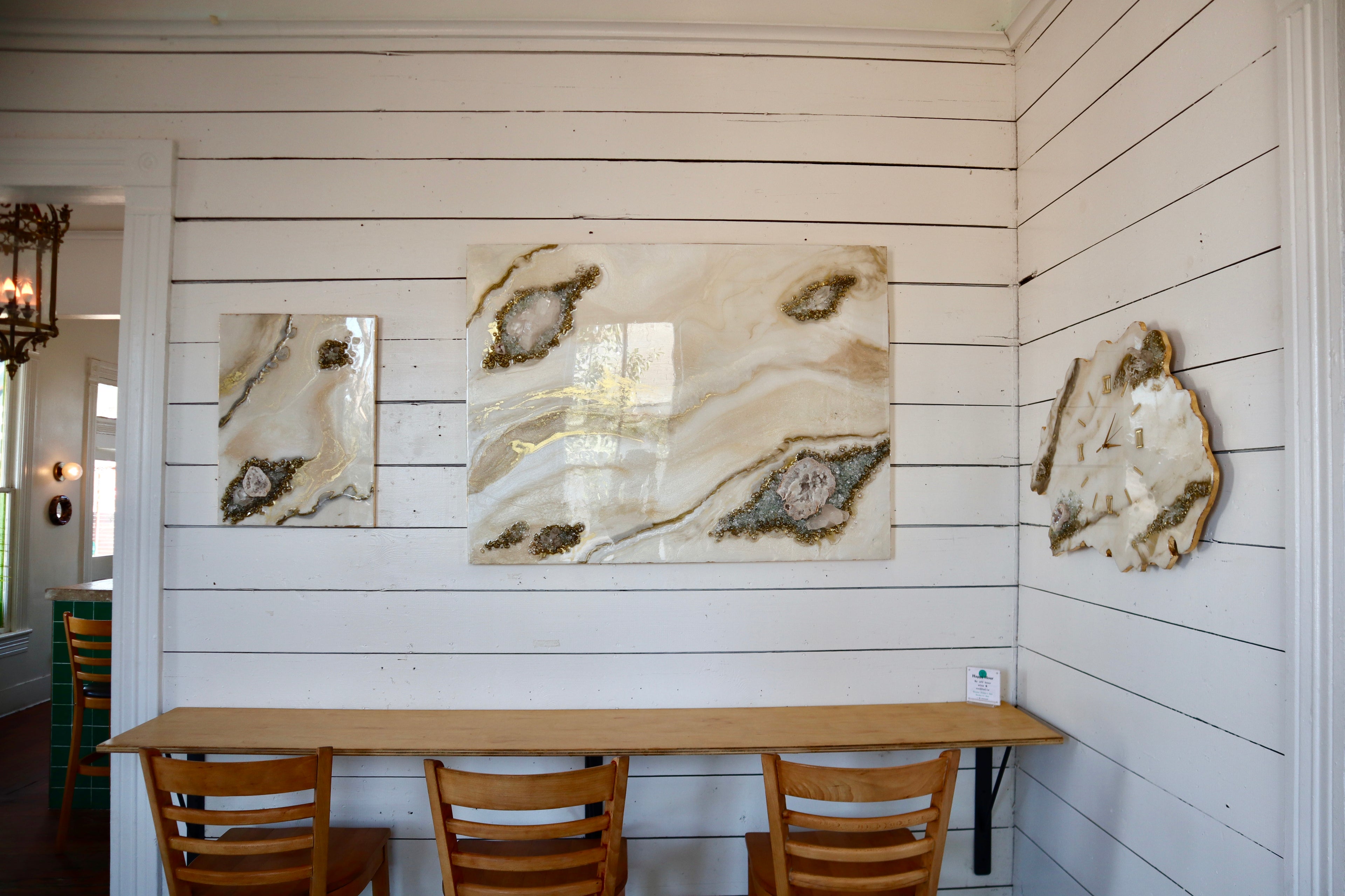 Aurora | Handcrafted Crystal Resin Wall Art