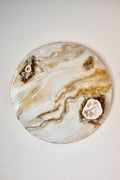 Helios (ήλιος) | 24" Gold Geode Crystal Resin Wall Art